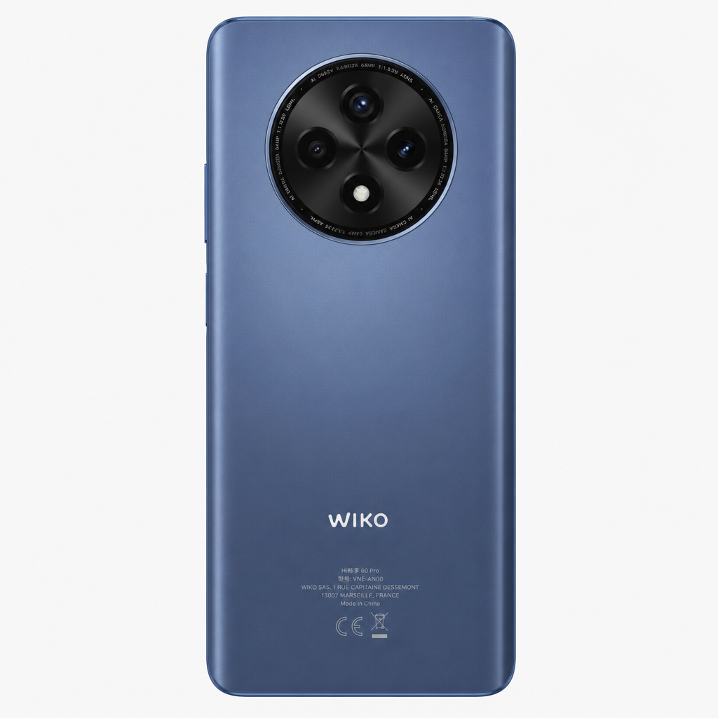 WIKO Hi 畅享 60 Pro（8GB/256GB）后置6400万像素，高通骁龙695，LCD屏幕