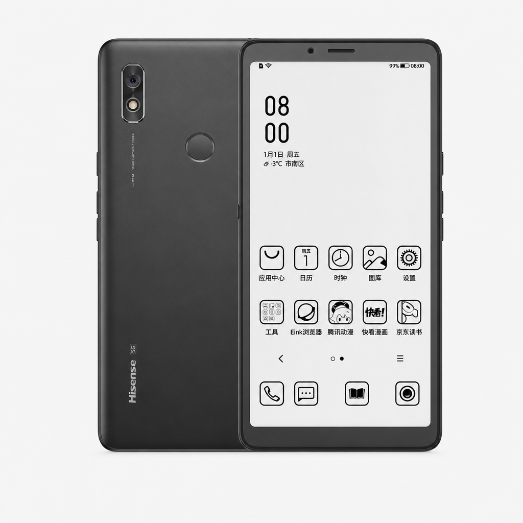 海信阅读手机A7（6GB/128GB/全网通/5G版/经典版）双模5G，黑白墨水屏，虎贲T7510
