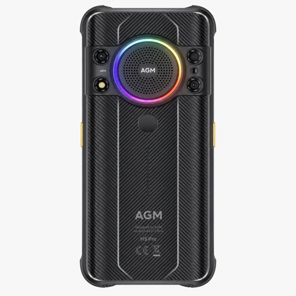 AGM H5 Pro（6GB/128GB/全网通/4G版）7000mAh电池，3.5W功放，1.5米防水