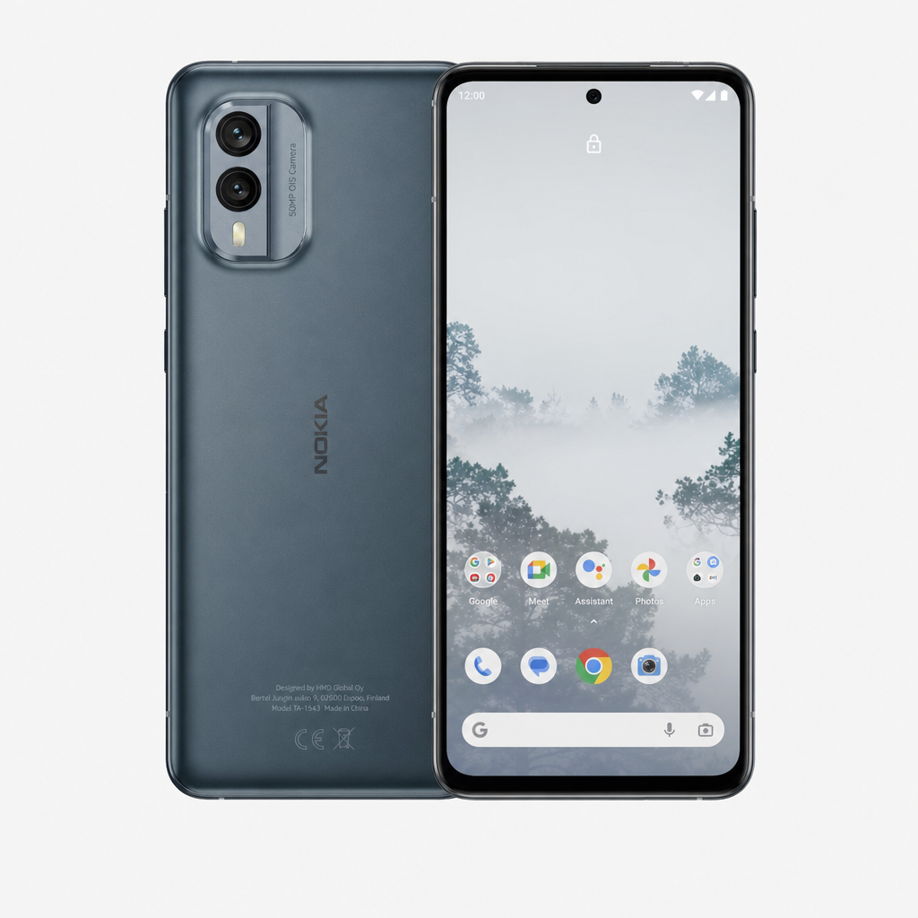 诺基亚X30（8GB/256GB）6.43英寸屏幕，5000万像素主镜头，33w快充，IP67防护等级