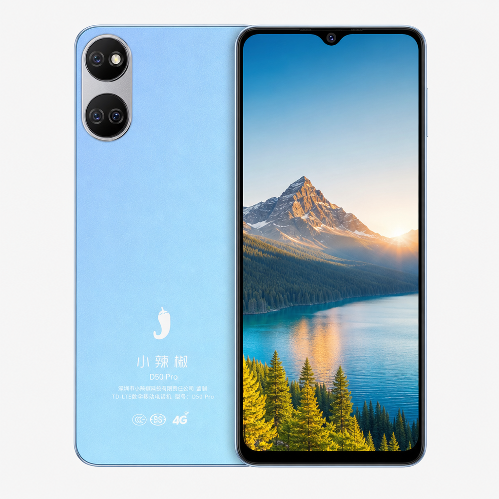 小辣椒D50 Pro（4+128GB）老人机超薄，备用手机，长续航