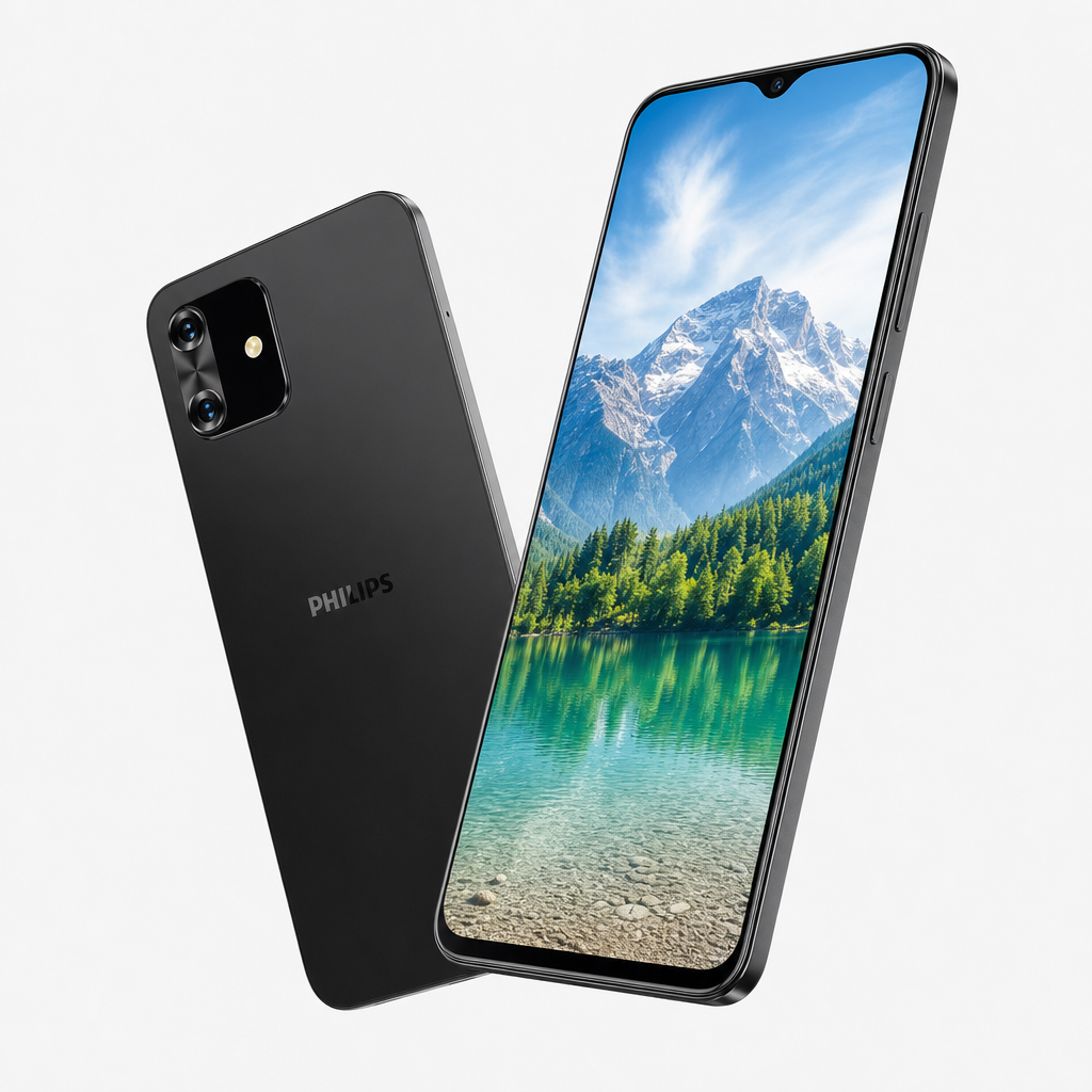 飞利浦PH2（6+256GB）智能手机，6.2英寸，大屏，语音播报