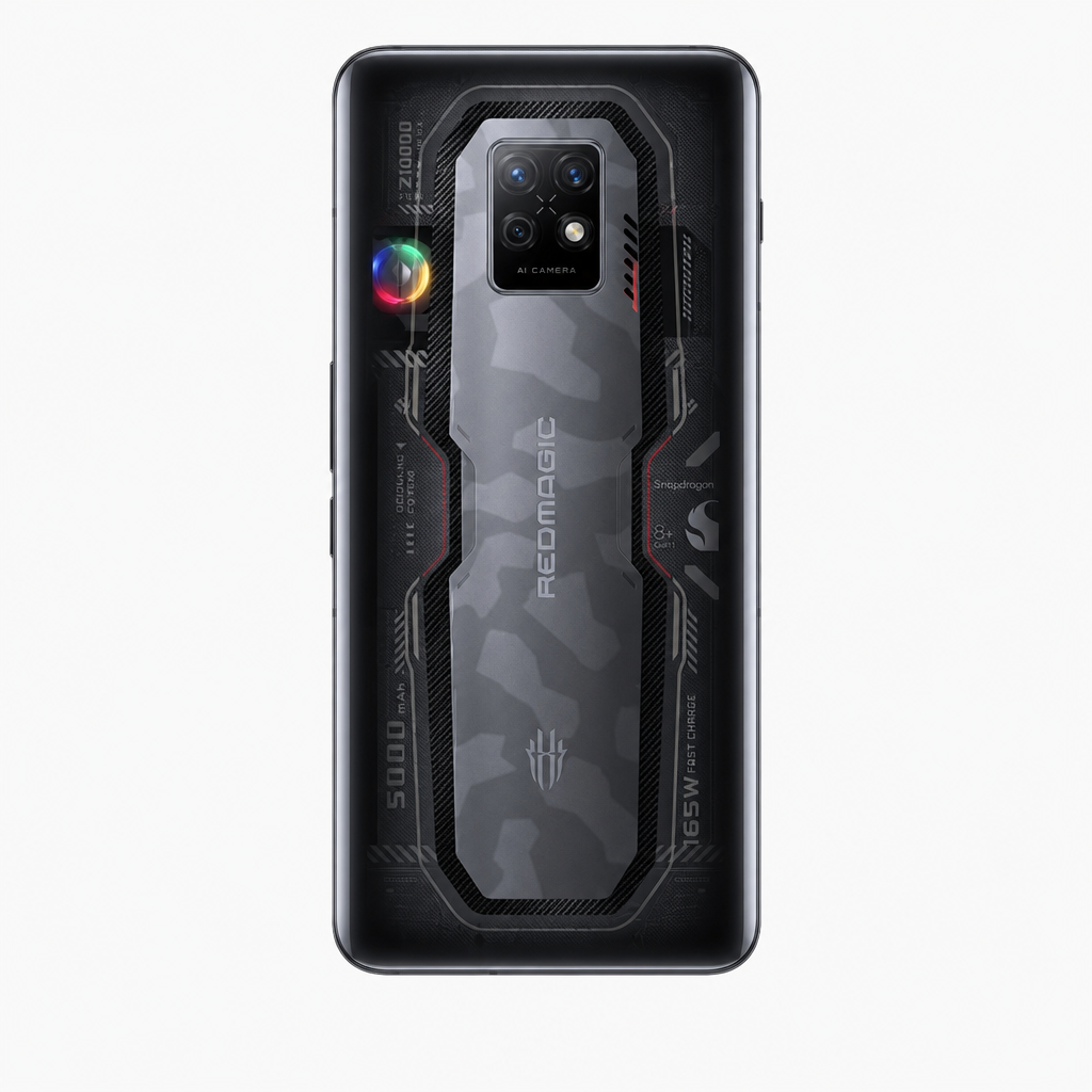 努比亚红魔7S PRO 透明闪速版（18GB/512GB）屏下摄像头，骁龙8+，135W闪充