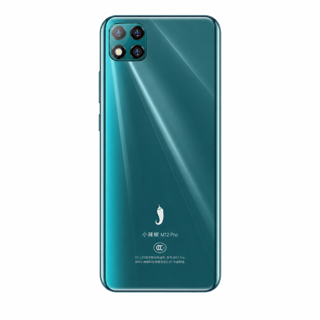 小辣椒M12 Pro（8GB/128GB/全网通）人脸识别，侧面指纹解锁，水滴屏