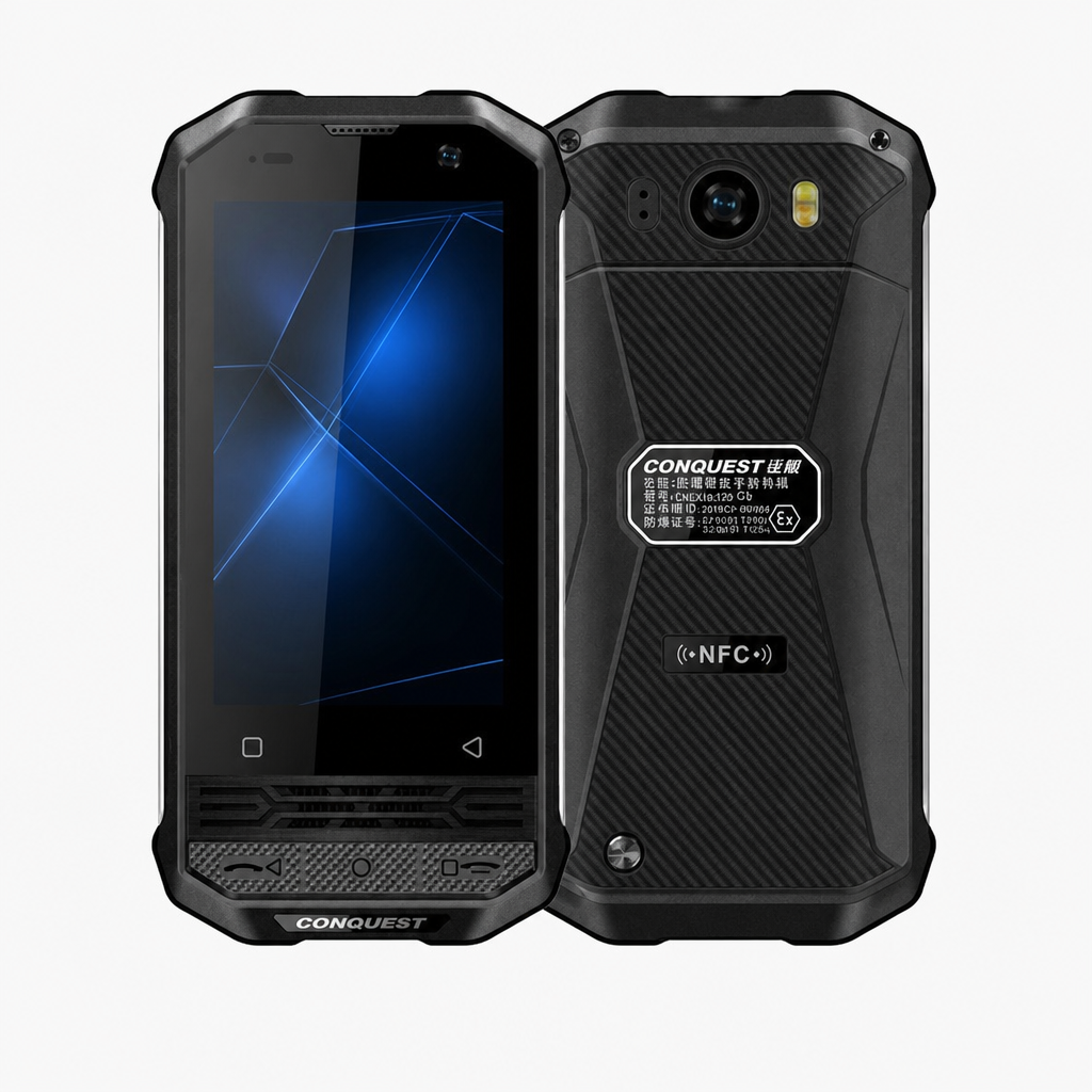 征服F2（3GB/32GB/全网通）IP68三防认证，POC公网对讲 ，强光手电