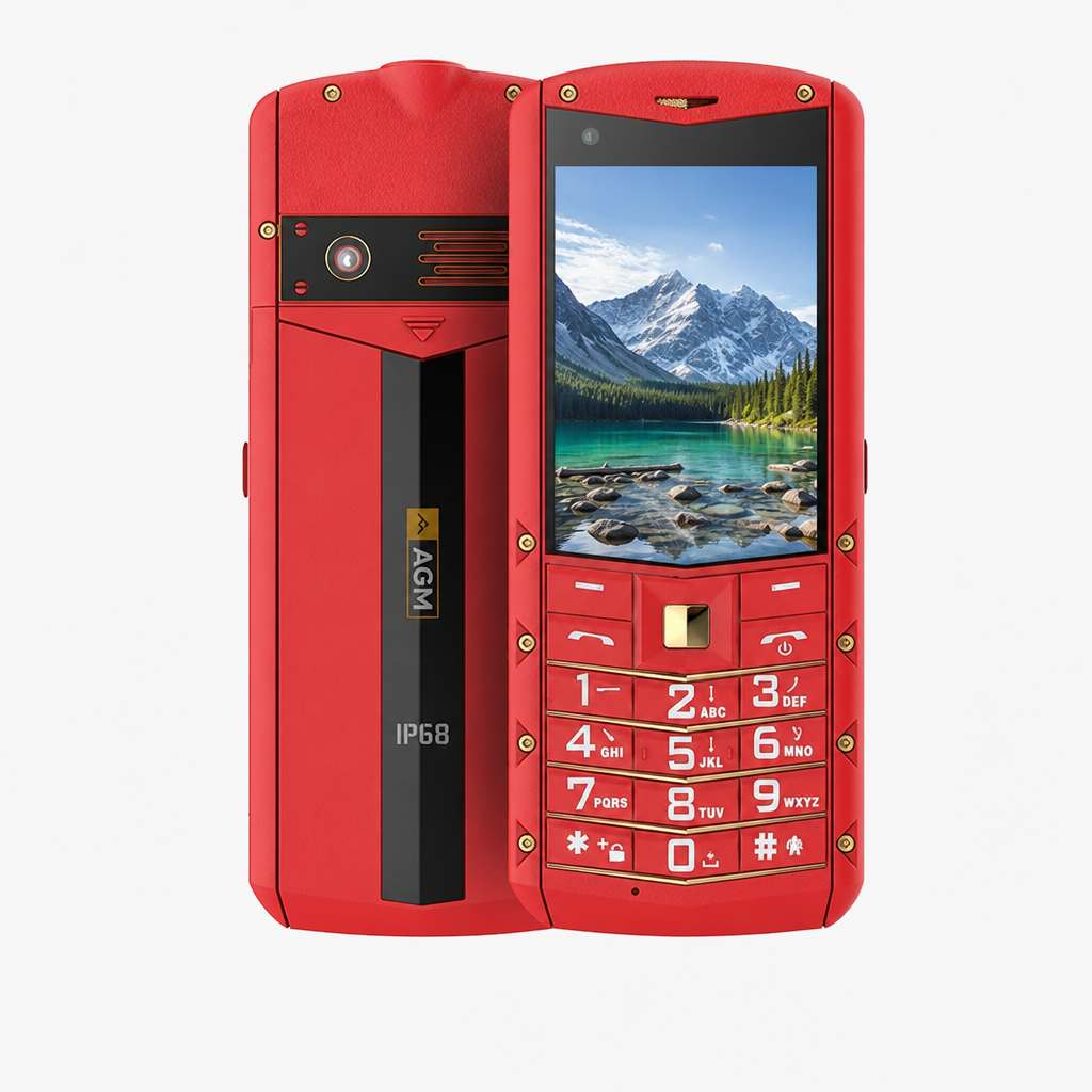 AGM M5（1GB/8GB/全网通)老人手机，双卡双待手机，防摔手机，备用手机