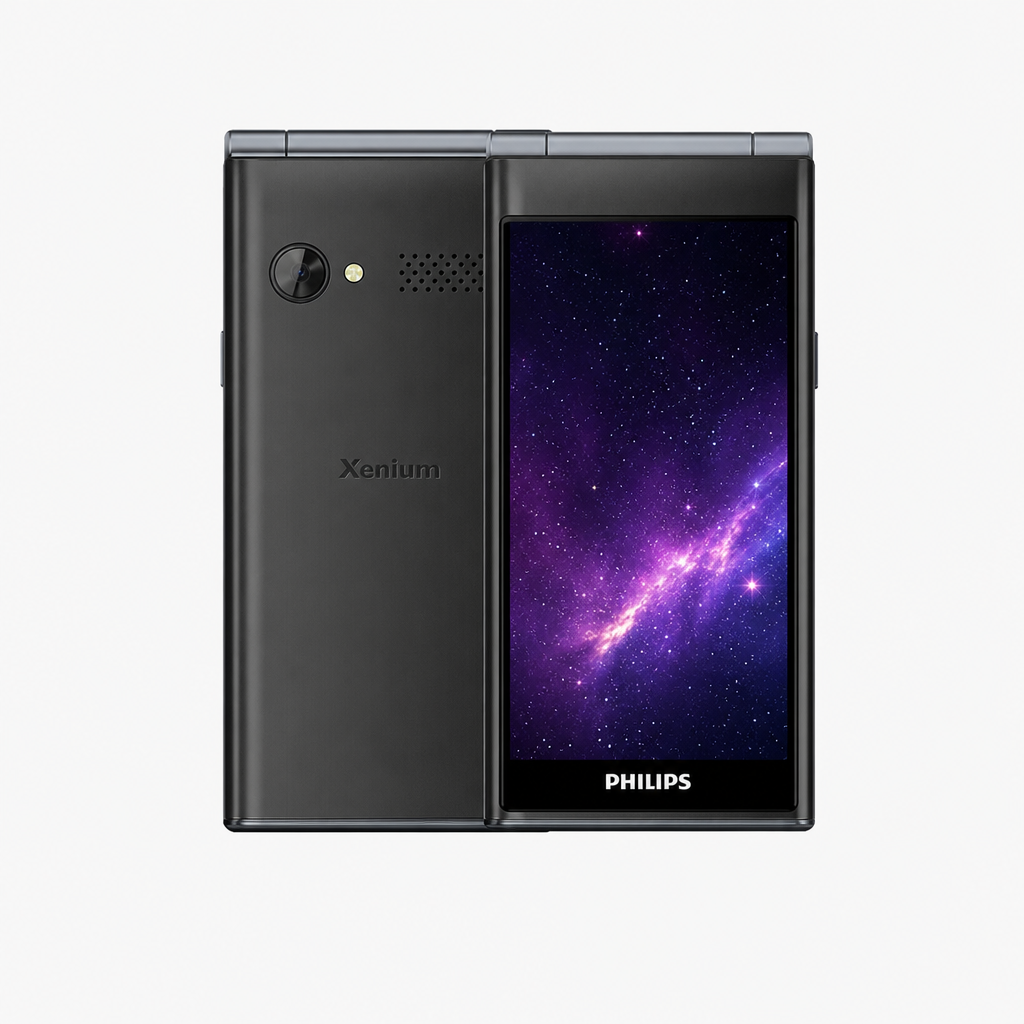 飞利浦E219（移动/联通2G）语音助手，音视频播放，内外双屏