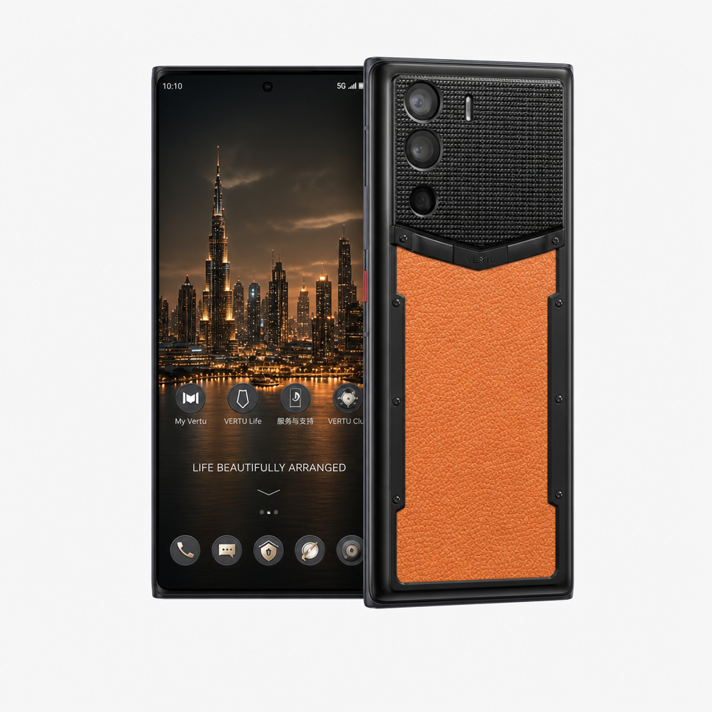 VERTU METAVERTU 曙光橙小牛皮（18GB/1TB）Web3.0，6400万超人文主摄，AMOLED曲面屏