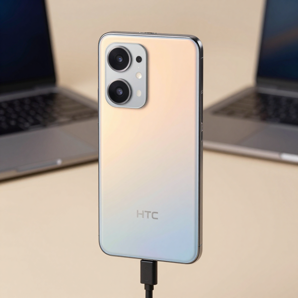 HTC手机防水功能演示或户外使用场景