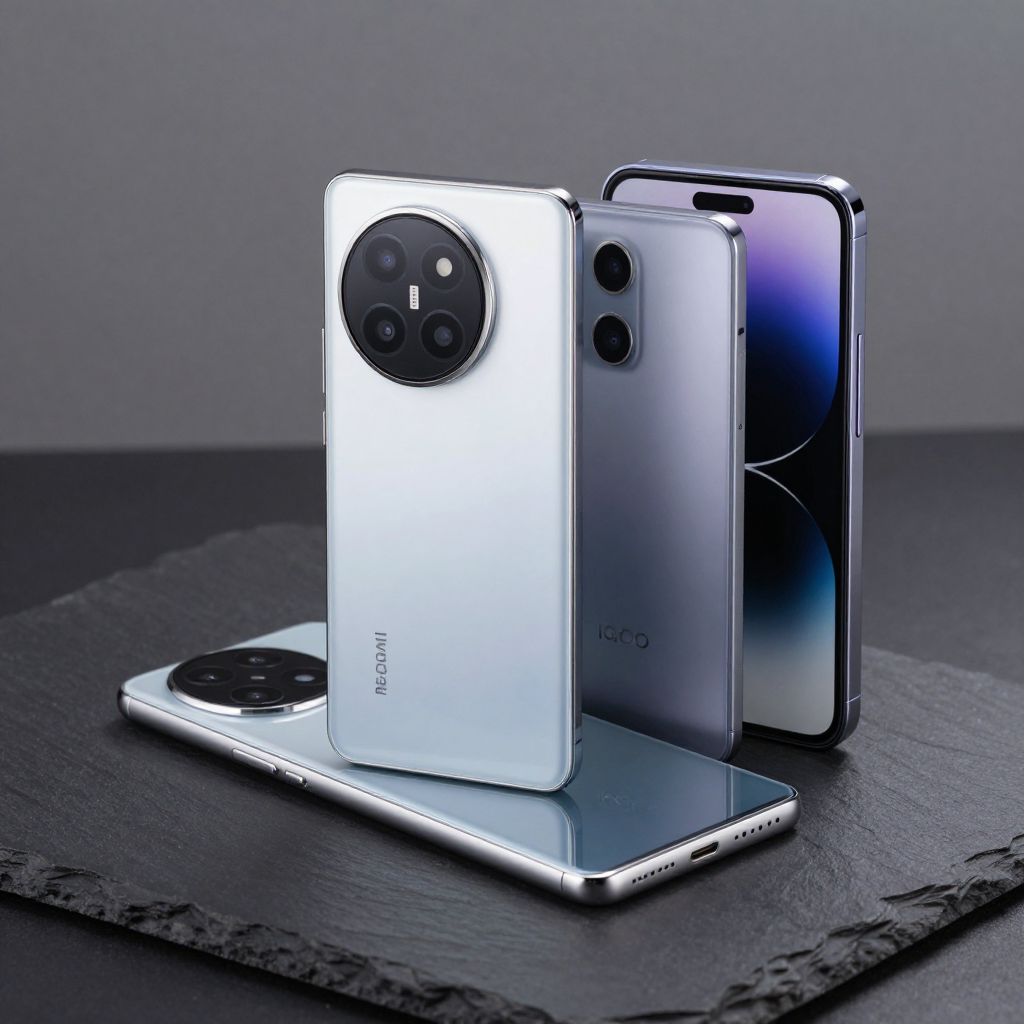 Redmi Note 13 Pro与iQOO Z8外观对比展示