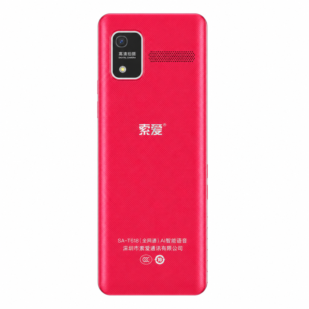 索爱SA-T618（全网通）AI智能语音，盲文按键，蓝牙连接，一键手电筒