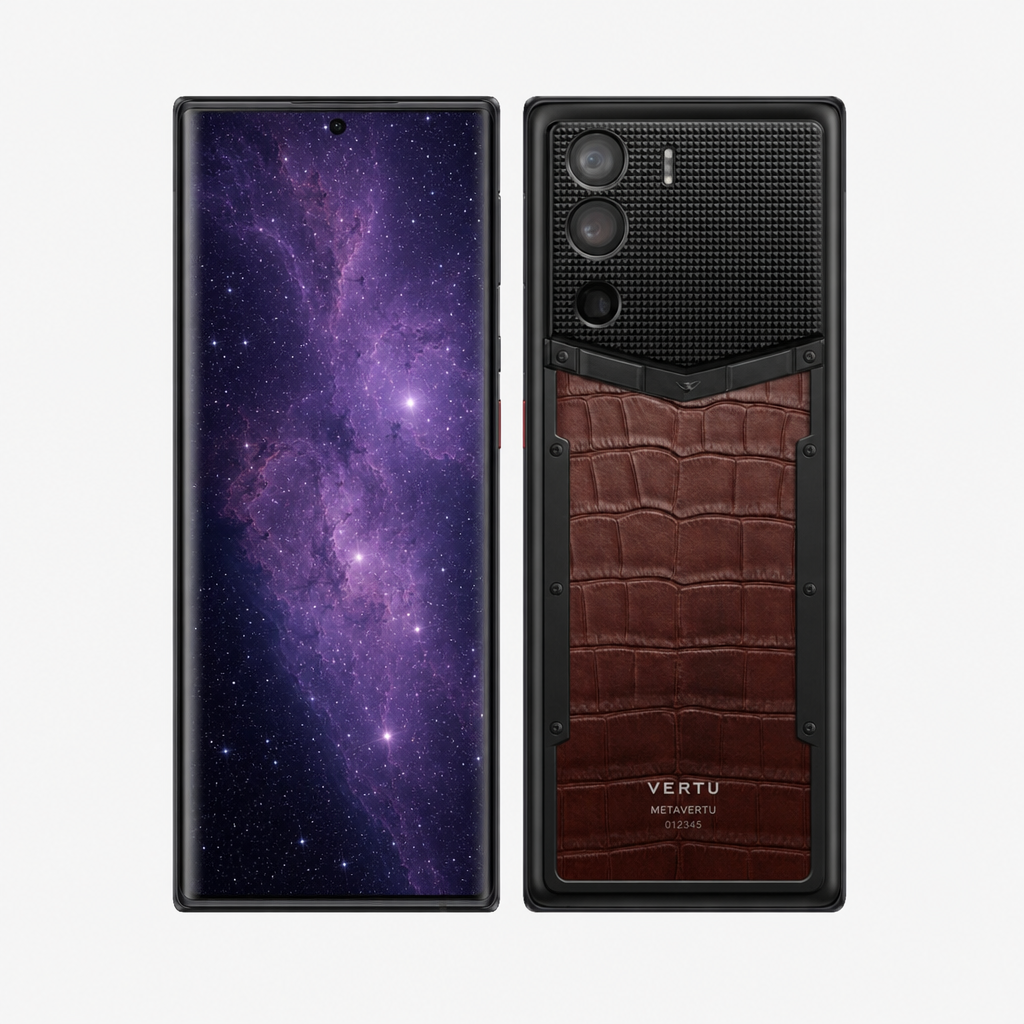VERTU METAVERTU 琥珀棕高定款（12GB/512GB）Web3.0，6400万超人文主摄，AMOLED曲面屏