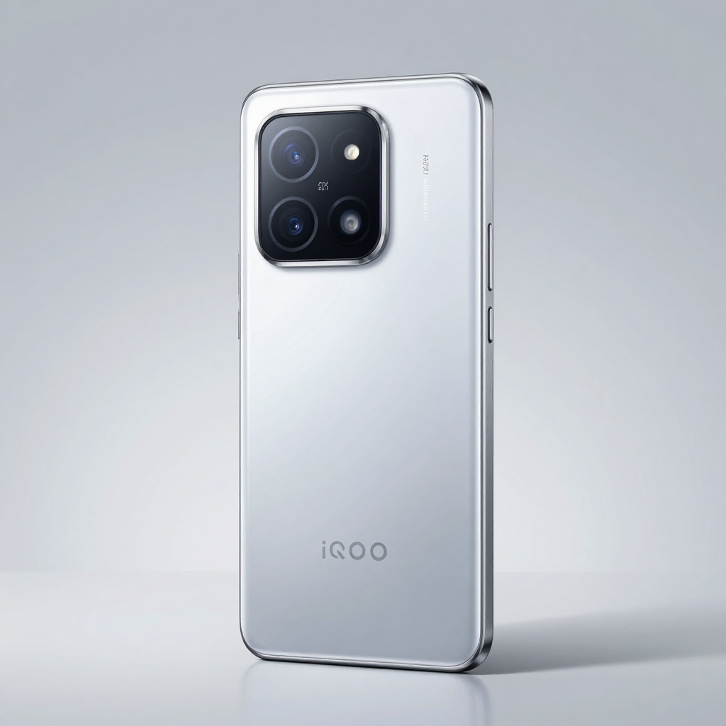iQOO Neo系列手机特写，展示其散热背板和电竞风格设计