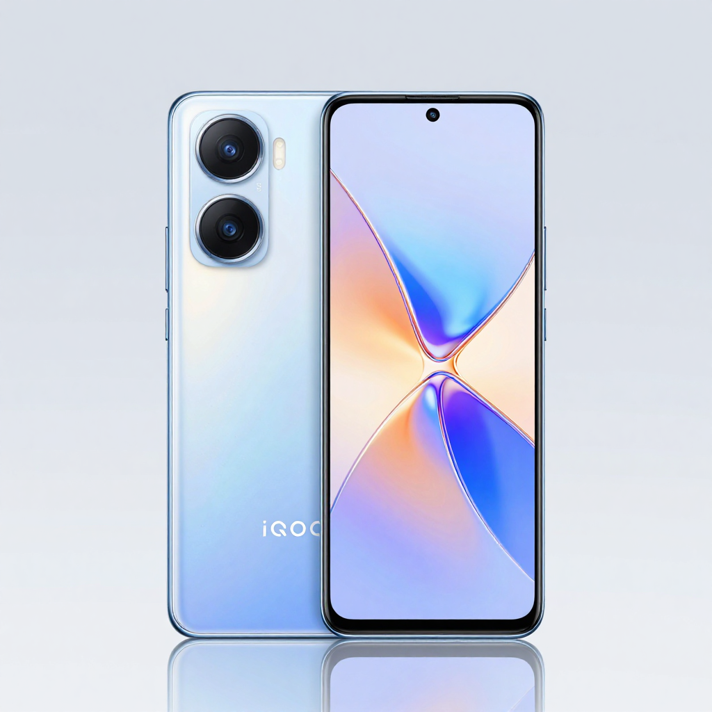 用户手持手机微笑，背景为城市生活场景，体现科技融入生活