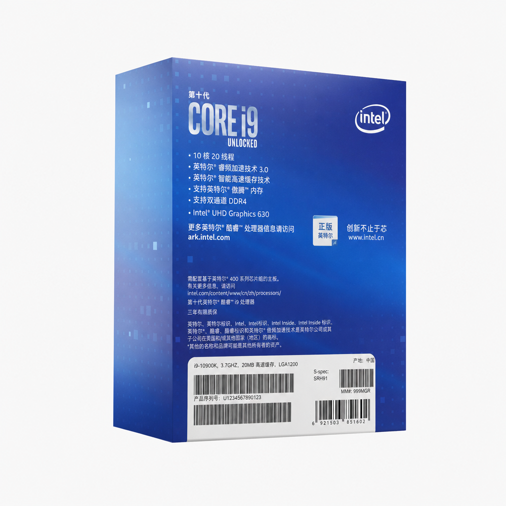 Intel Intel 酷睿i9 10900KF CPU处理器产品图片
