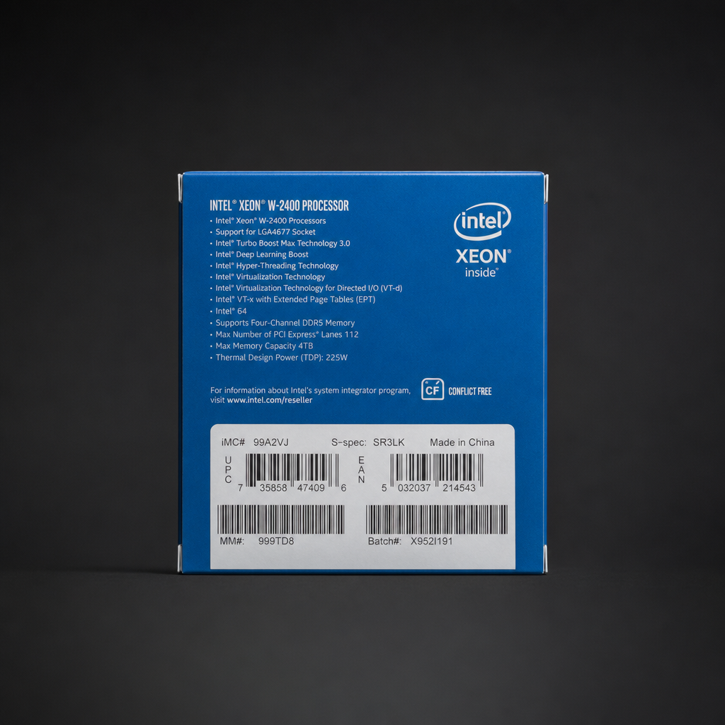 Intel Xeon E 2224
