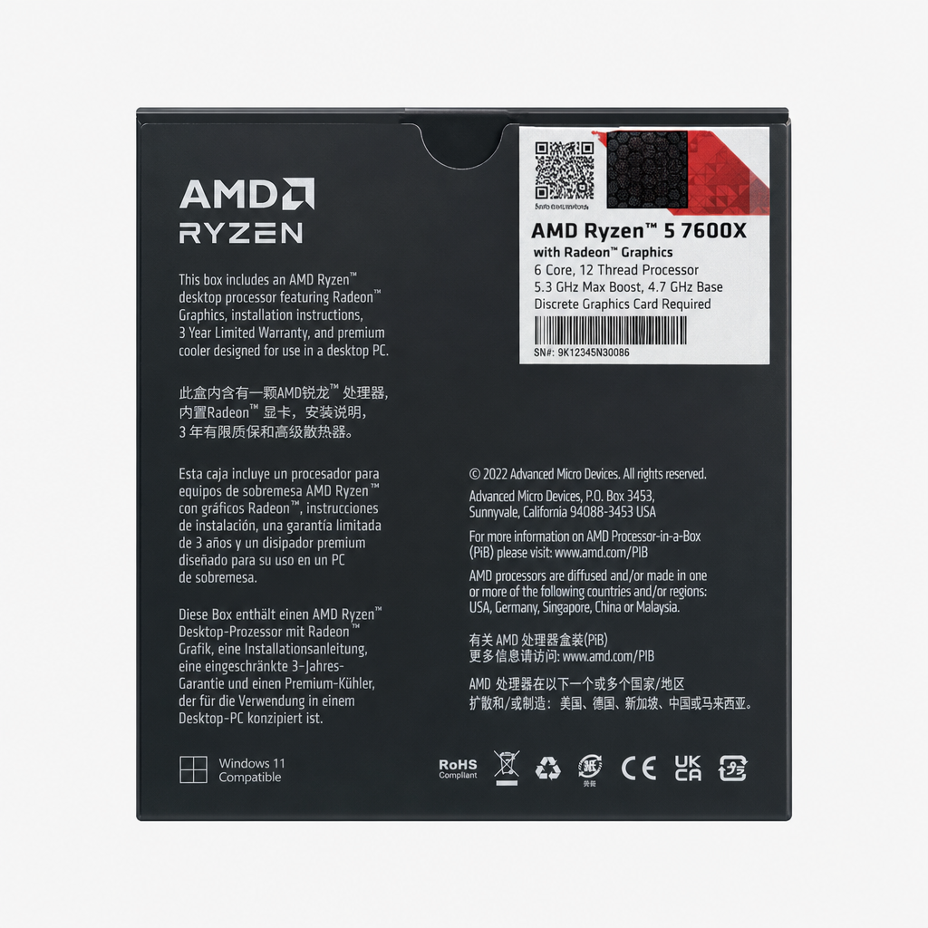 AMD Ryzen 5 7600X - 图片 2