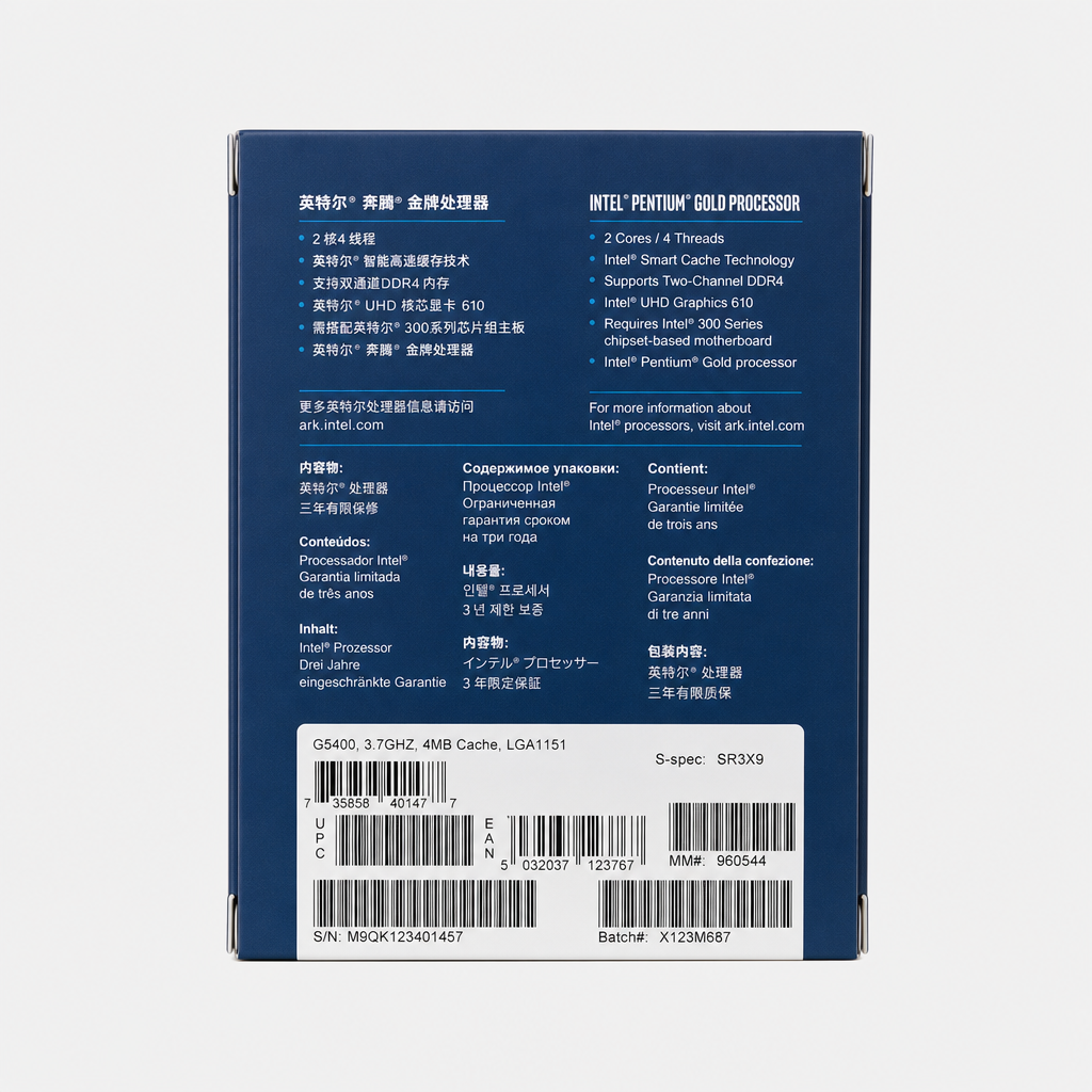 Intel 奔腾 G5400 - 图片 3