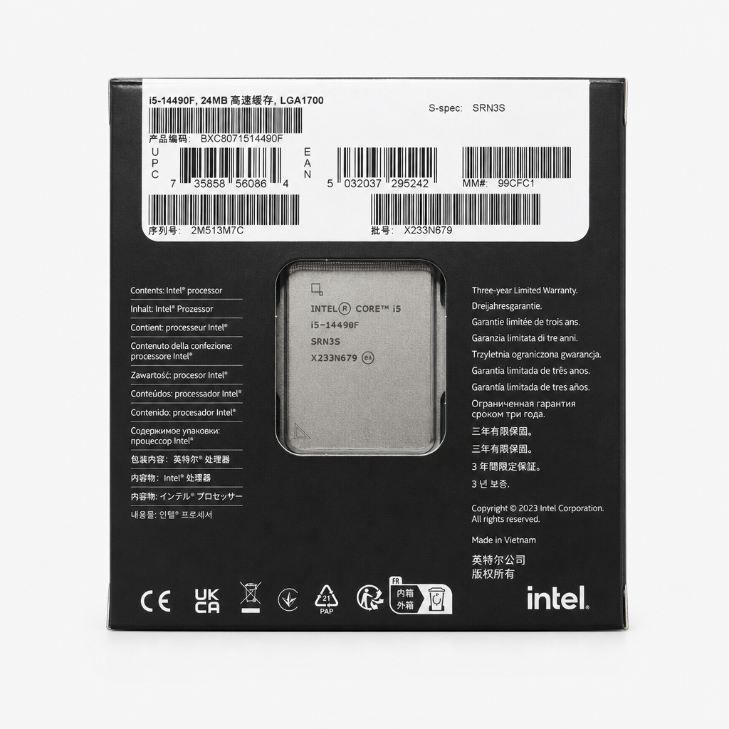 Intel Intel 酷睿 i5 14490F CPU处理器产品图片
