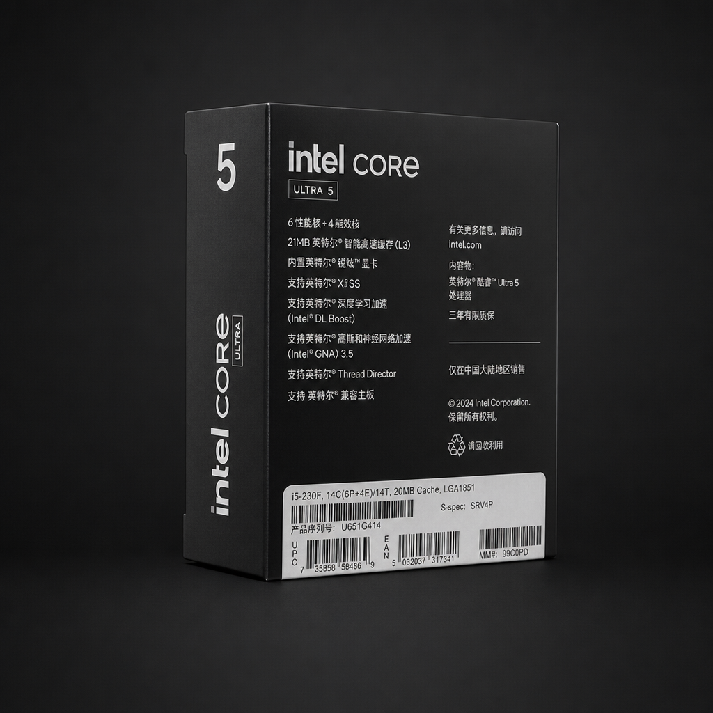 Intel Intel 酷睿 Ultra 5 230F CPU处理器产品图片