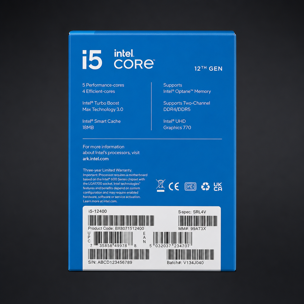 Intel 酷睿 i5 12400 - 图片 4