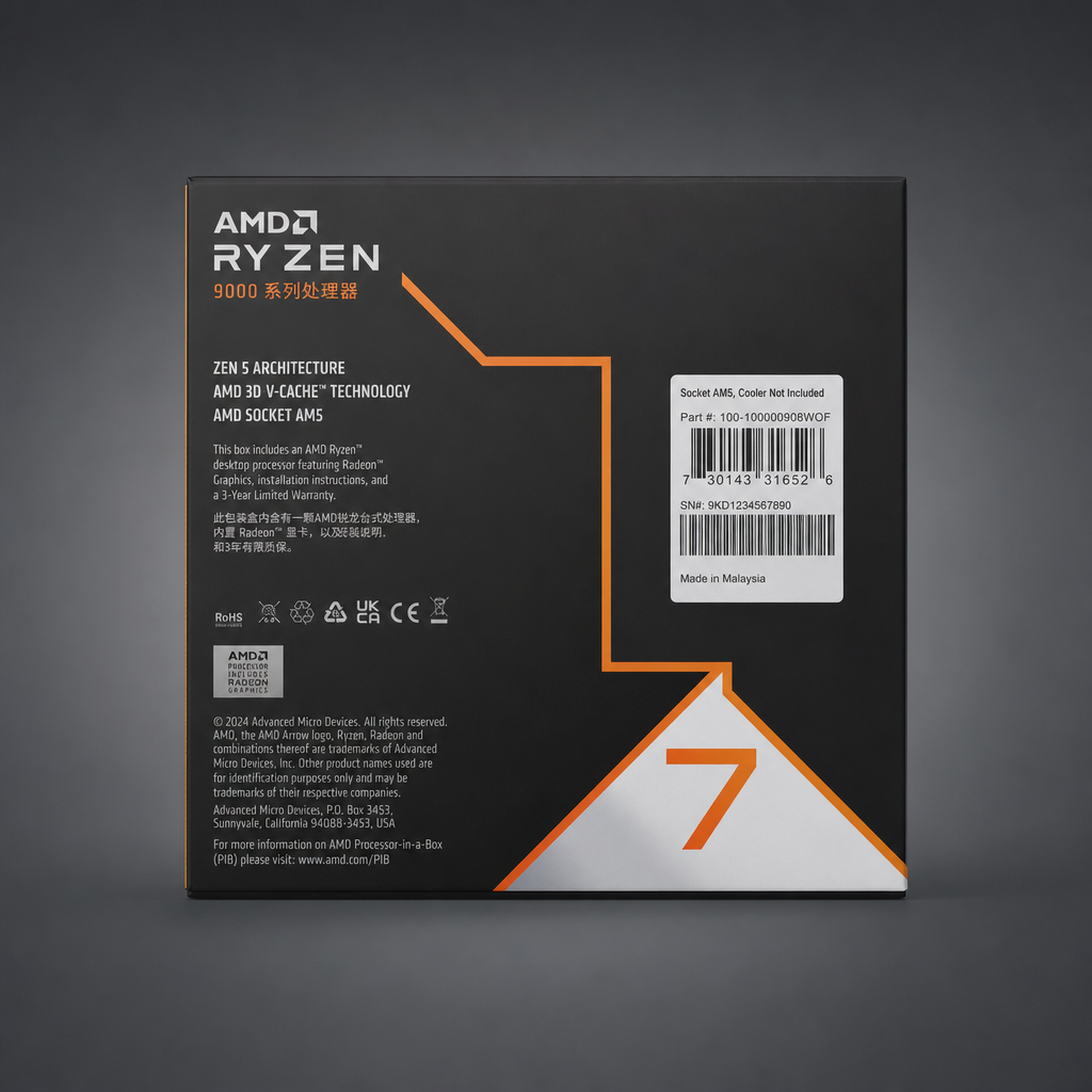 AMD Ryzen 7 9800X3D - 图片 3