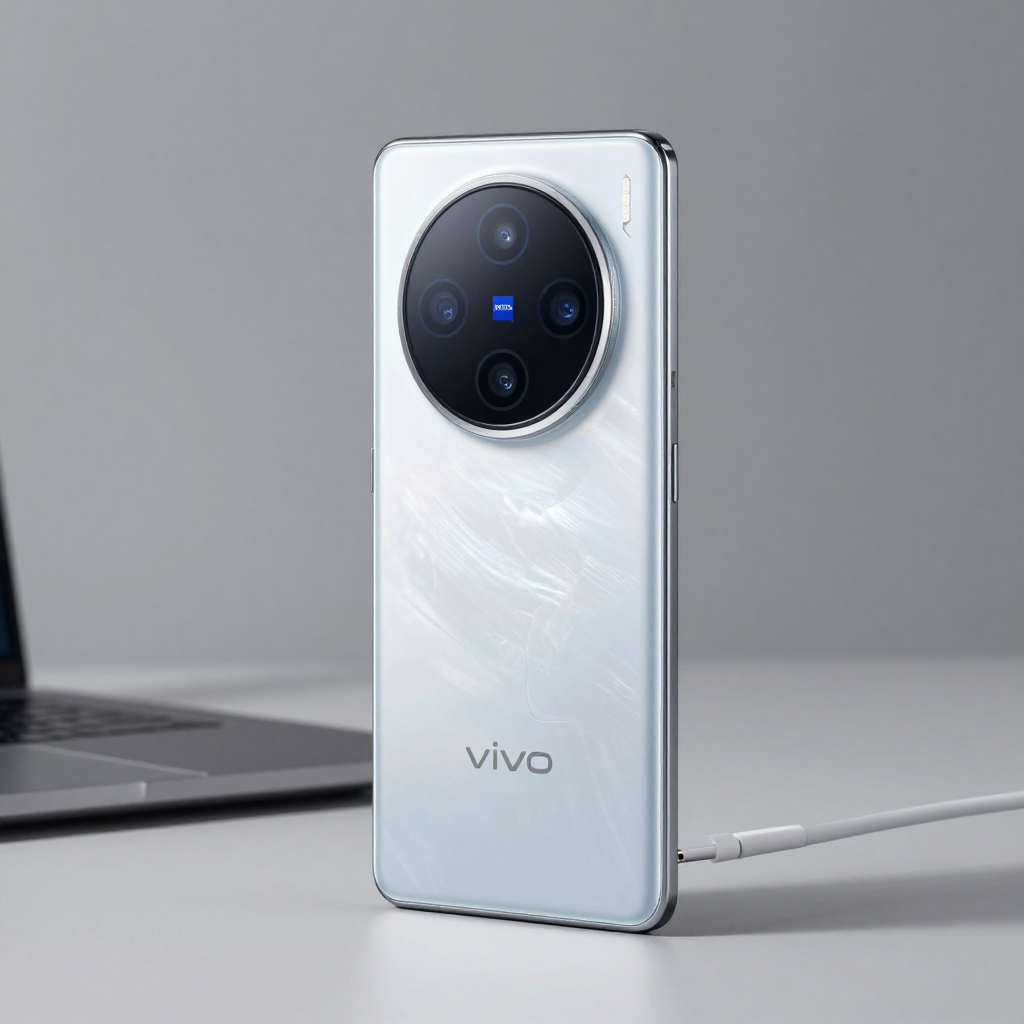 vivo S18手机外观展示，突出轻薄机身和柔光镜头