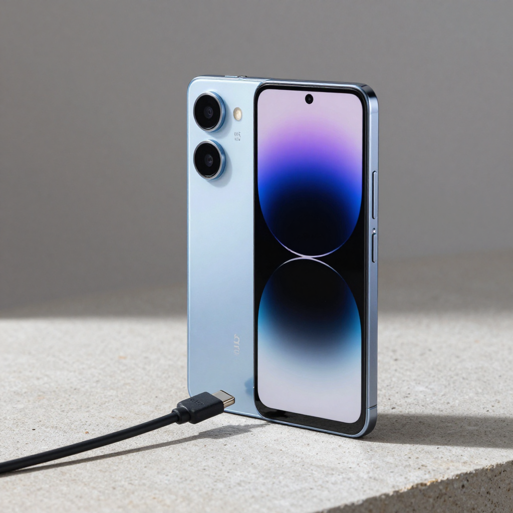 联想ThinkPhone商务场景展示，用户正在使用手机处理文档