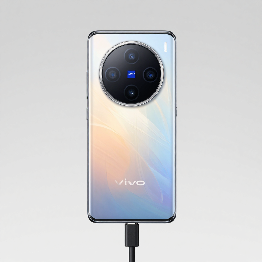 vivo 手机内部结构拆解，展示散热与电池布局