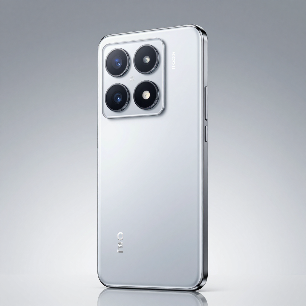 Redmi Note 13 Pro+ 与 iQOO Z8 外观对比展示，突出直屏设计与轻薄机身