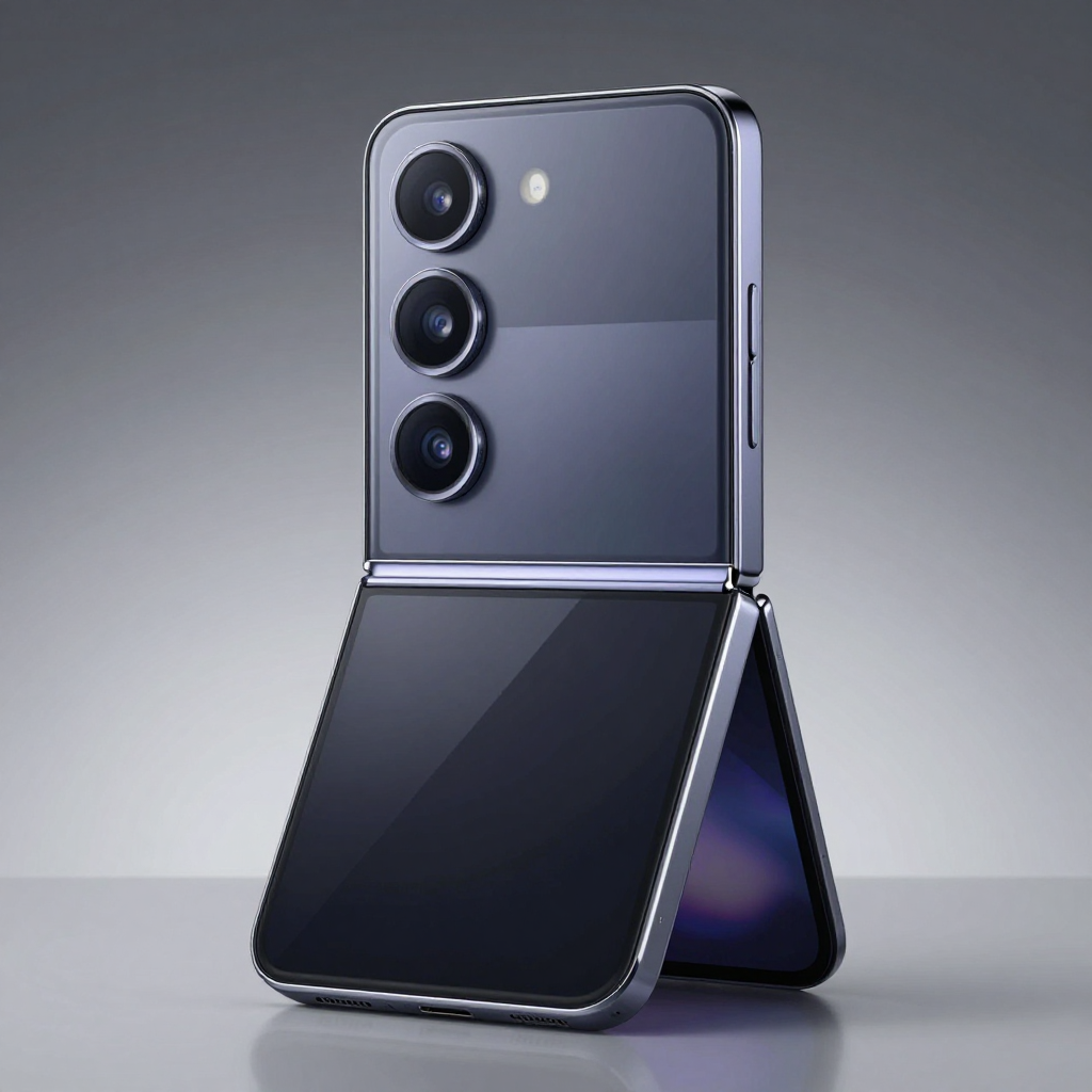 Galaxy Z Flip折叠后小巧外观及外屏使用场景