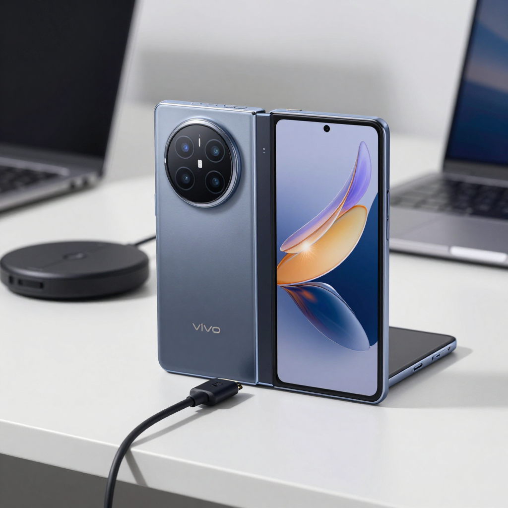 vivo X Fold3 Pro 展开态展示大屏办公与拍照细节