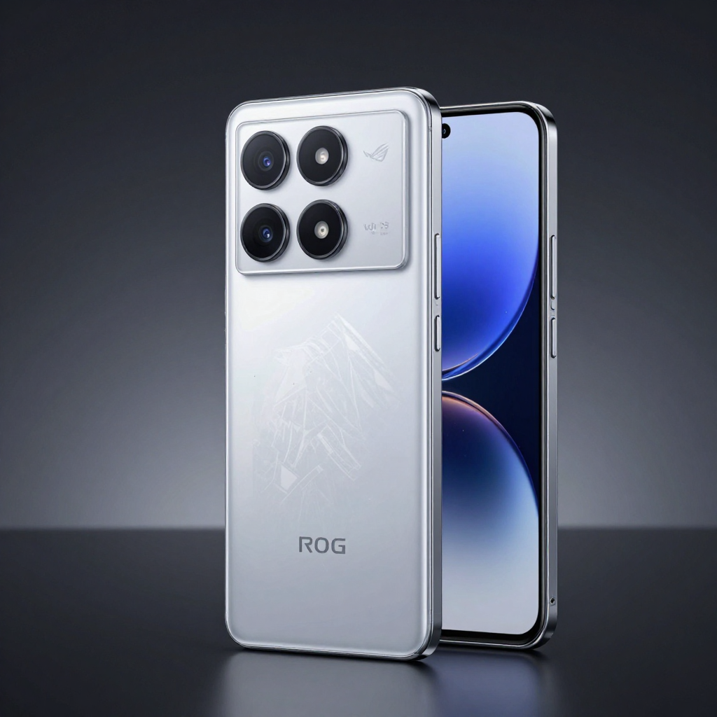 红魔9S Pro游戏场景实拍，展示内置散热风扇和肩键操作细节