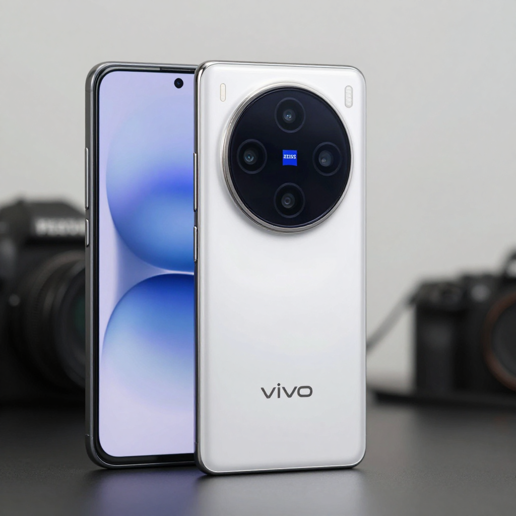 vivo X100s与X200 Pro旗舰手机外观对比展示，突出设计语言与影像模组细节