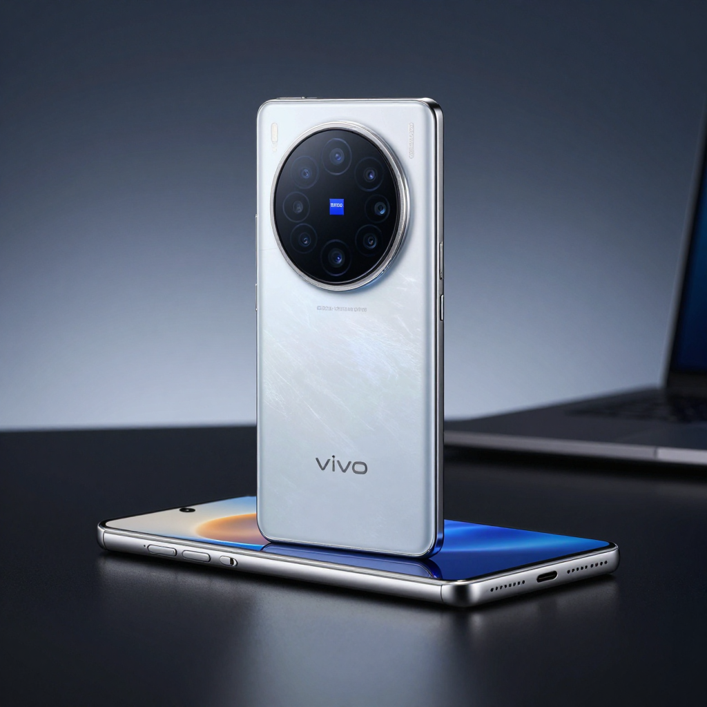 vivo手机屏幕护眼测试对比图，展示高频调光下眼睛舒适度差异