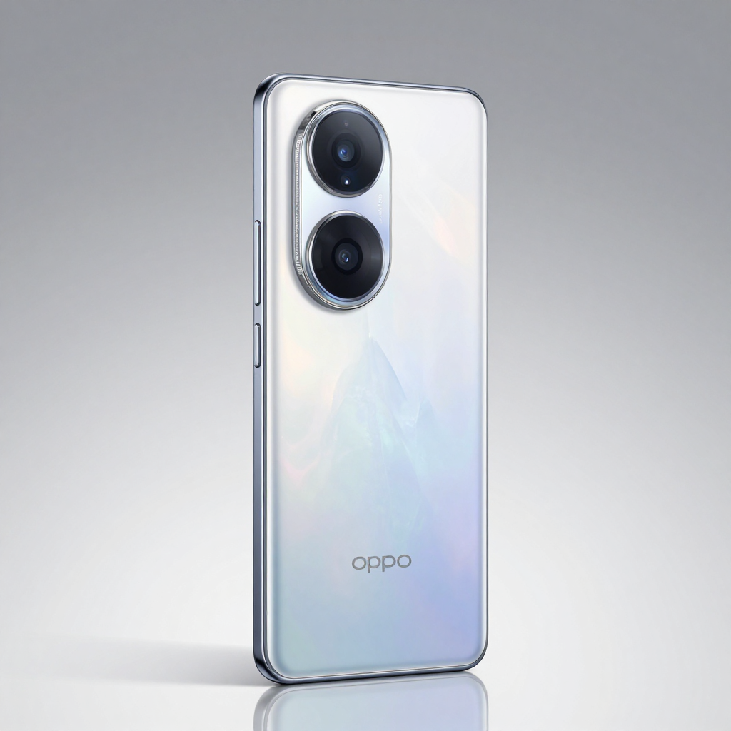 OPPO Reno系列手机展示图，突出轻薄机身与时尚配色