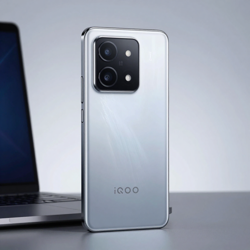 iQOO Z9 Turbo与Redmi Note 13 Pro+ 对比展示图，突出屏幕和机身设计