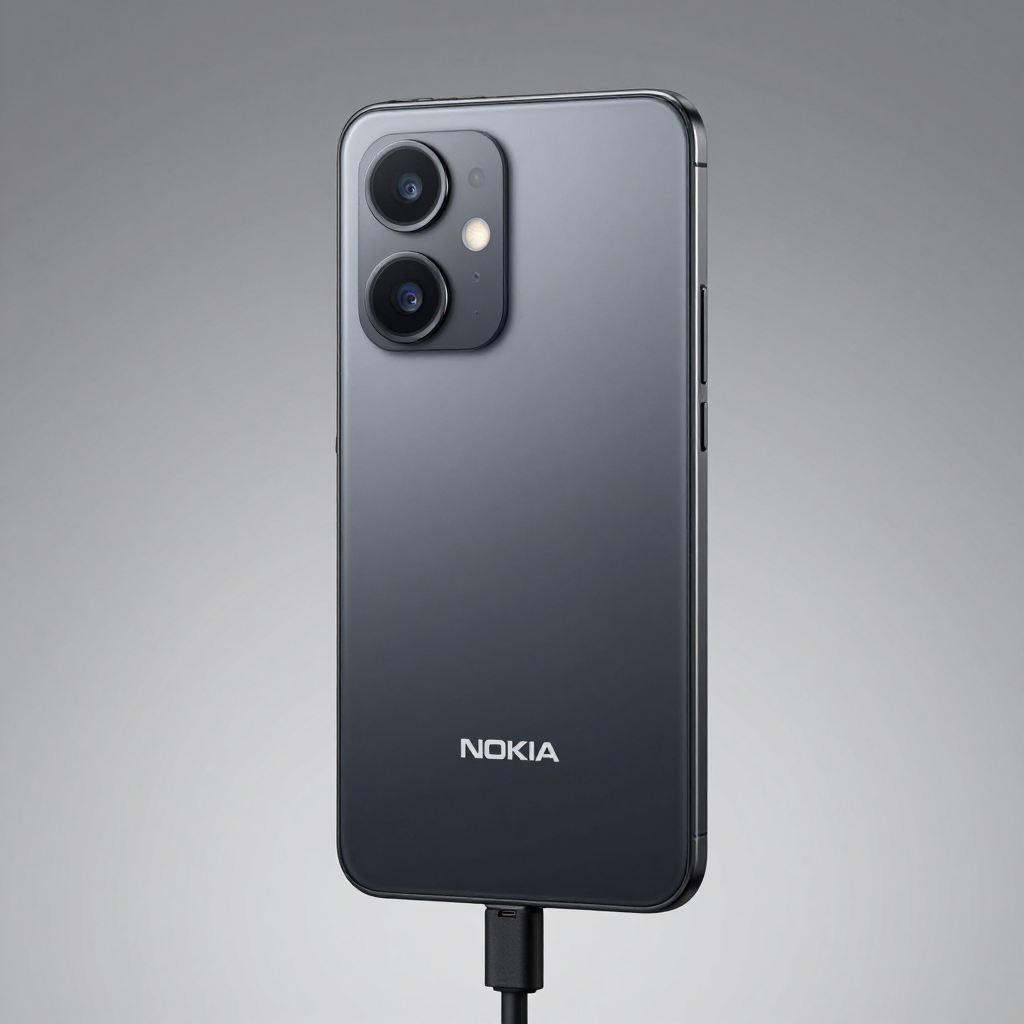 Nokia G50 and G60 smartphone display showing battery and design features