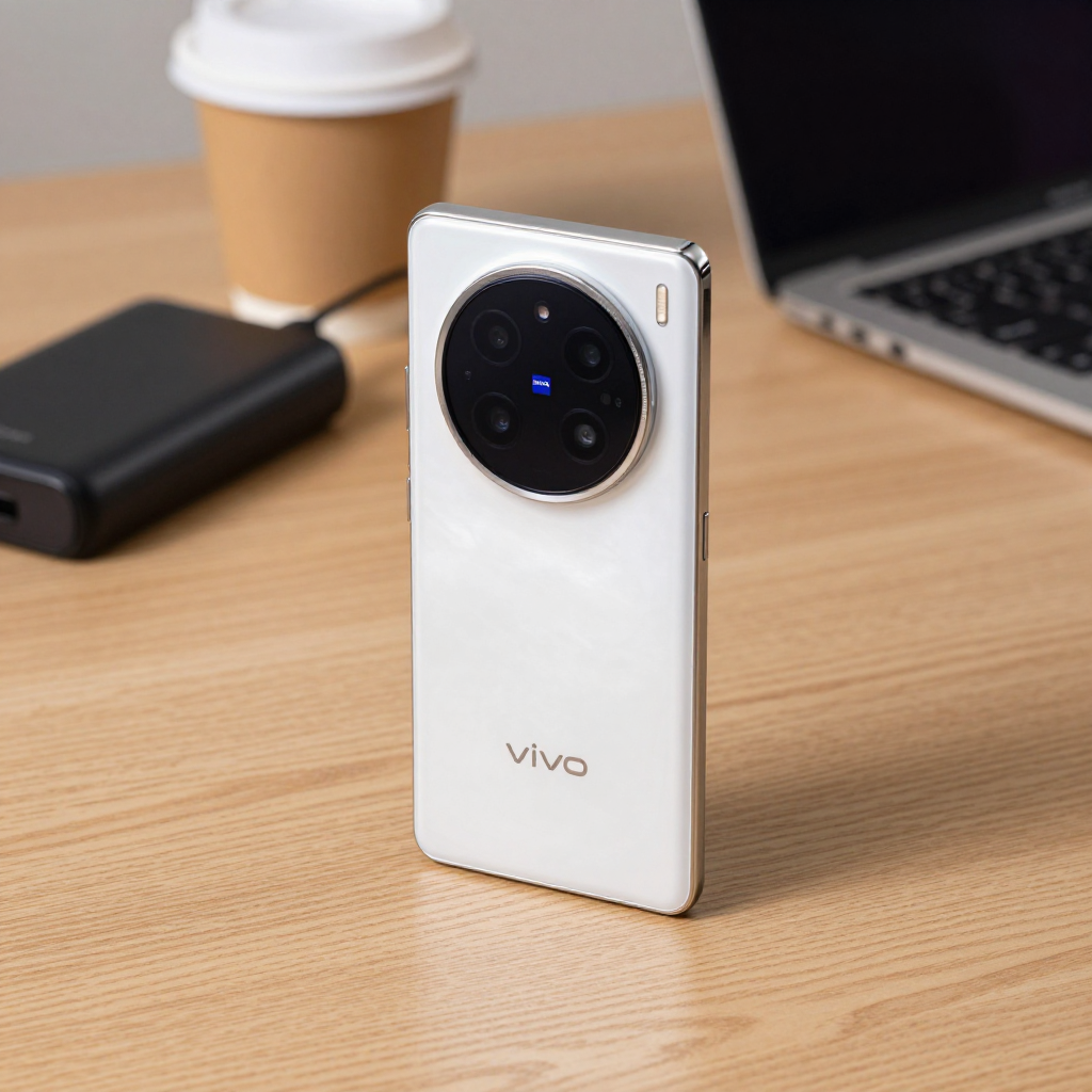 vivo手机日常使用场景拼图，展示拍照、游戏、办公等多场景