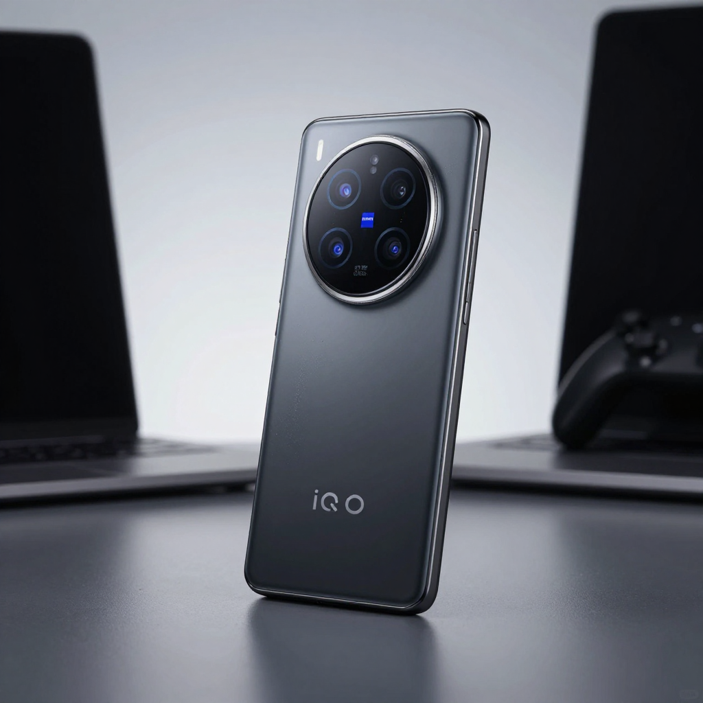iQOO Z9 Turbo 外观展示，突出其轻薄机身和屏幕设计