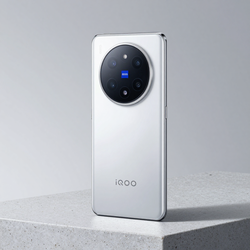iQOO手机使用场景拼图，展示游戏、拍照和日常使用