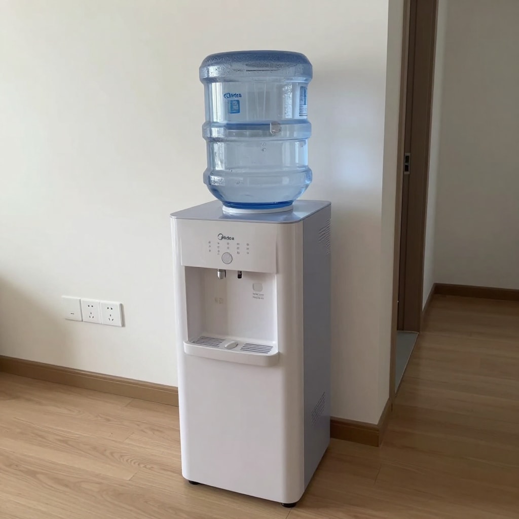 现代厨房饮水机安装示意