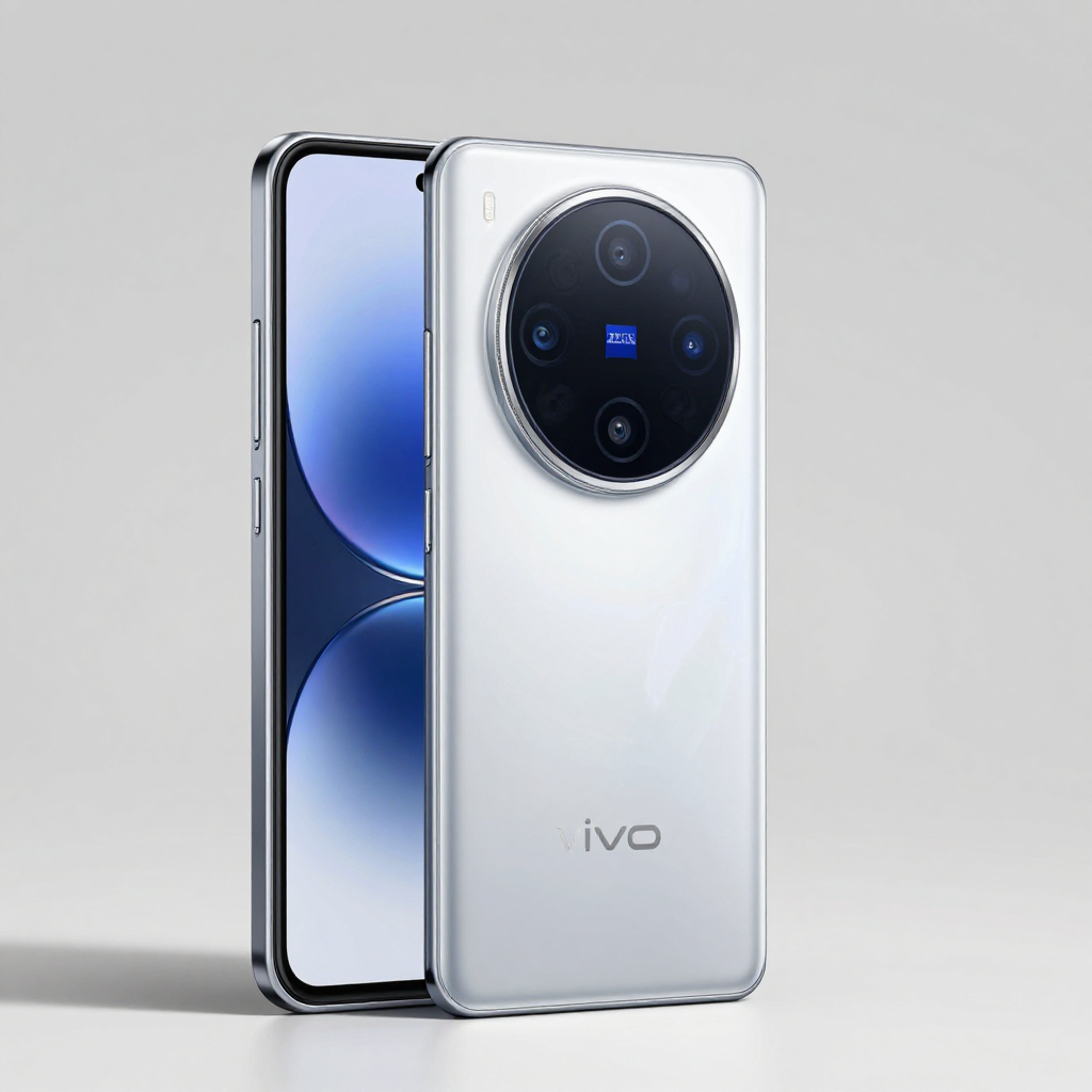 vivo Y系列手机展示，简约设计，突出电池续航图标