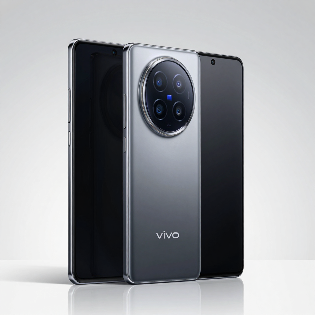 vivo Y系列手机展示，突出大电池和轻薄机身