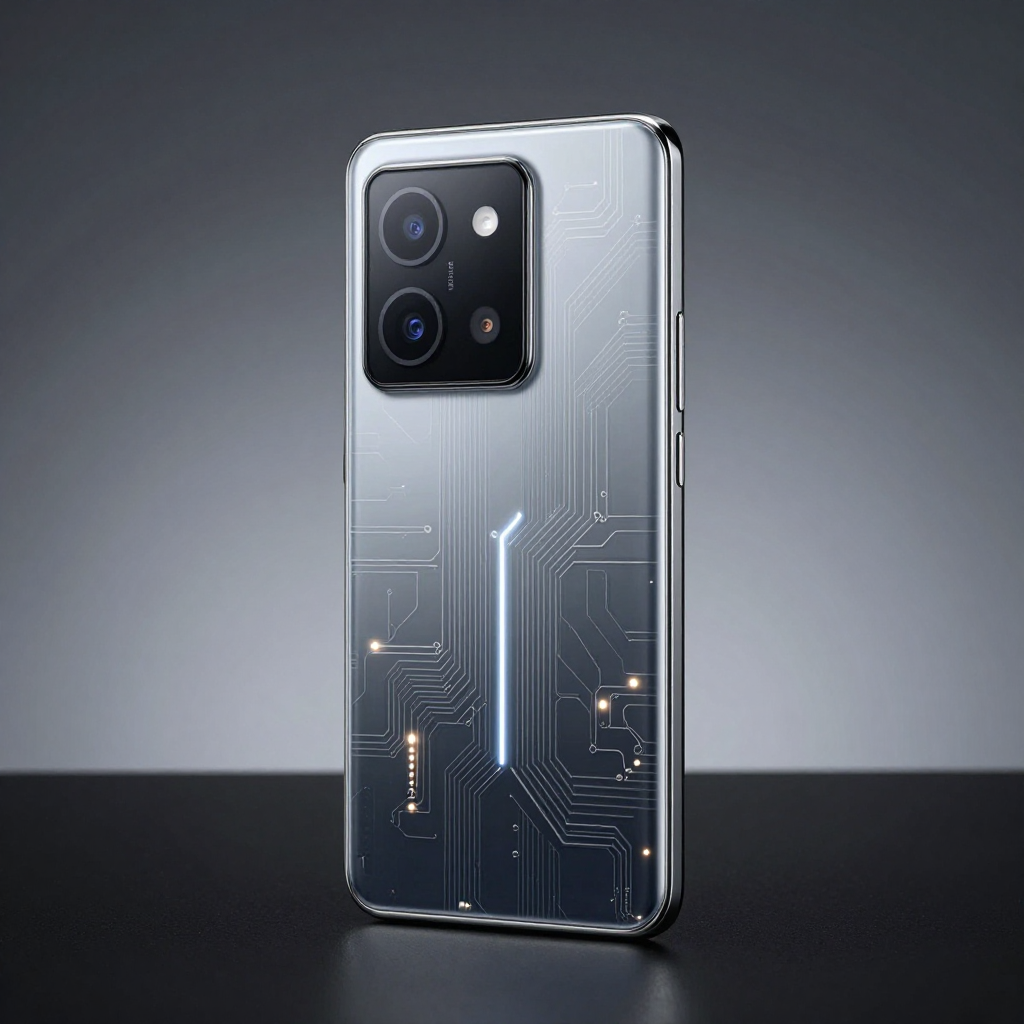 Nothing Phone 2 透明背壳与 Glyph 界面特写
