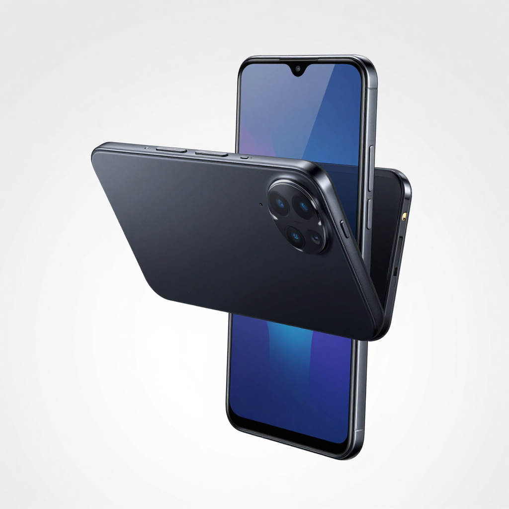 Unihertz Pocket 2 小屏手机与主流大屏手机对比，突出便携性