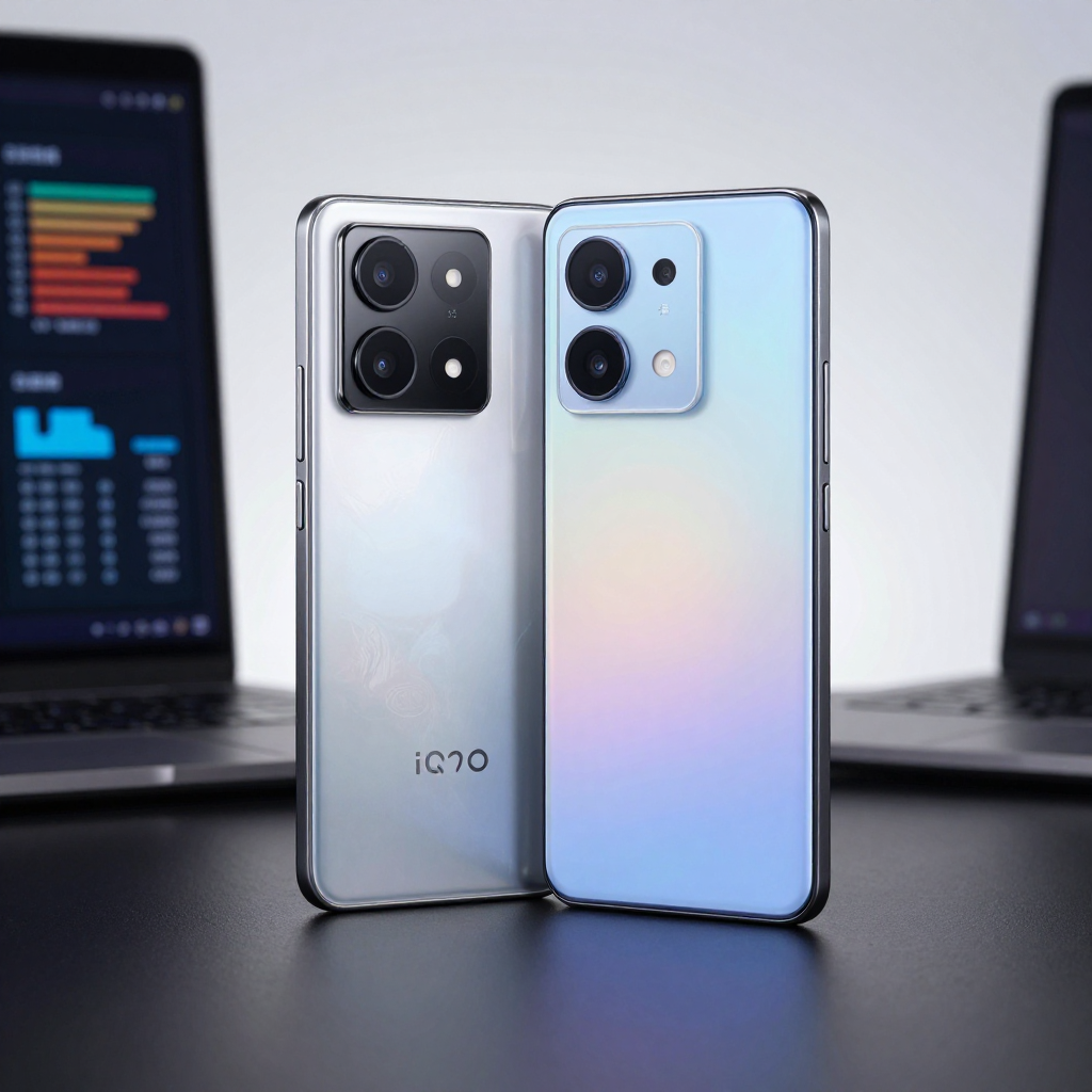 Redmi Note 13 Pro与iQOO Z9 Turbo外观对比图