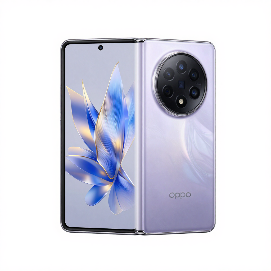 OPPO Find N3 Flip竖折手机展示其时尚外观和外屏功能