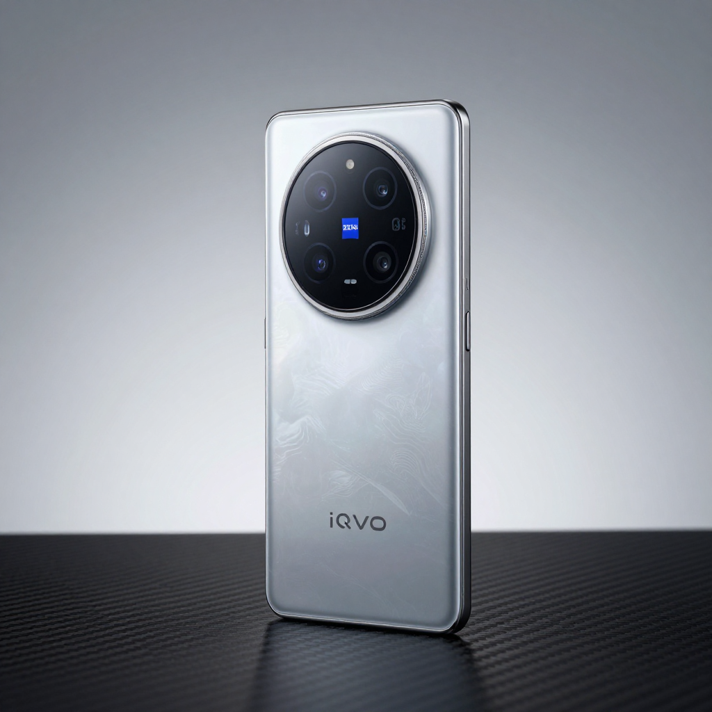 iQOO手机与用户互动场景，体现科技与生活融合