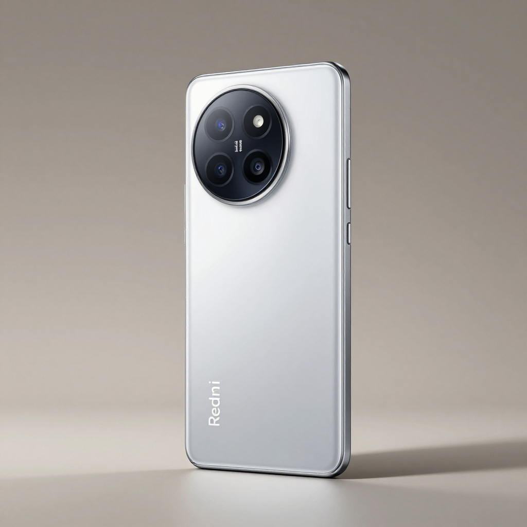 Redmi Note系列手机展示图，突出轻薄机身和屏幕显示效果
